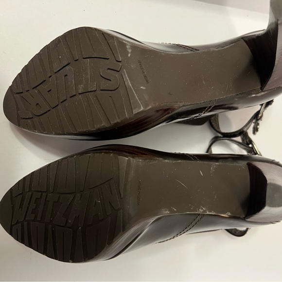 Stuart Weitzman Dark Brown Ankle Boots - Picture 4 of 6